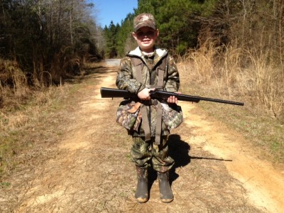 Griff geared out and gun ready!